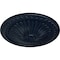 Ekena Millwork Alexa Ceiling Medallion (Fits Canopies up to 3"), Hand-Painted Midnight Dream, 15"OD x 1 3/4"P CM14AXMDF - alternate 3